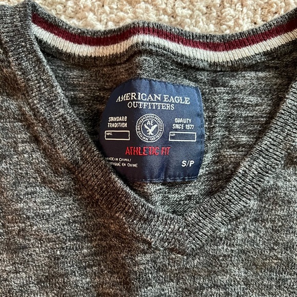 2/$20 American Eagle Gray Sweater - Picture 2 of 5